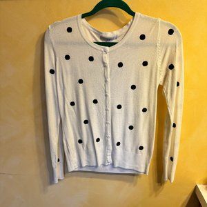 Downeast polka dot cardigan